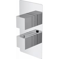 Adema Alcedo inbouw thermostatische douchekraan vierkant chroom - OUTLET UDEN 100816501 - thumbnail