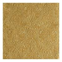 Servetten - 30x st - goud - barok - 33 x 33 cm - 3-laags - papier - lunchservetten