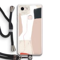 Lava: Pixel 3 Transparant Hoesje met koord
