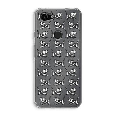 Zwarte poes: Google Pixel 3a Transparant Hoesje