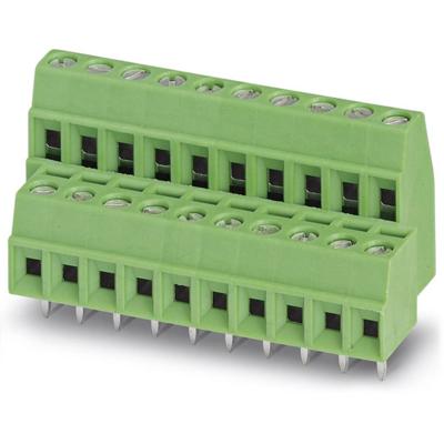 Phoenix Contact 1708055 Dubbel niveau klem 1.00 mm² Aantal polen 10 Groen 50 stuk(s)