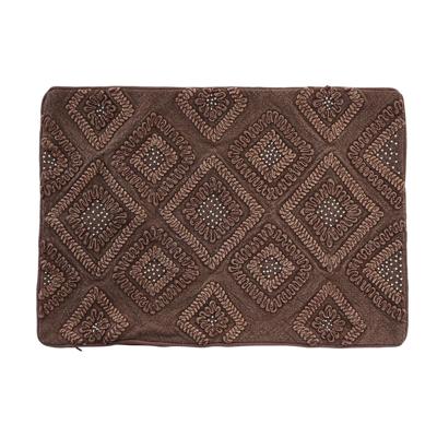 Kussenhoes DKD Home Decor 60 x 1 x 40 cm Bruin Ruiten