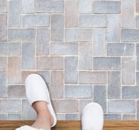 Hydraulische tegels vinyl vloerkleed Puur steentegeleffect