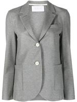 Harris Wharf London blazer en coton à ourlet arrondi - Gris