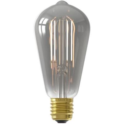 E27 LED-lamp - CALEX - SMART ST64 - Rechte gloeidraad - 7 W - 400 lm - 1800 K - Dimbaar - Smokey