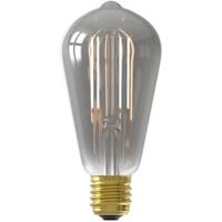 E27 LED-lamp - CALEX - SMART ST64 - Rechte gloeidraad - 7 W - 400 lm - 1800 K - Dimbaar - Smokey
