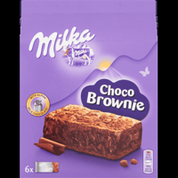 Milka Choco Brownie Chocolade Cakejes 6 Stuks 150g bij Jumbo