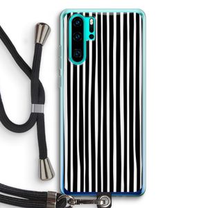 Stripes: Huawei P30 Pro Transparant Hoesje met koord