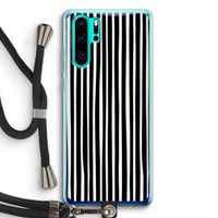 Stripes: Huawei P30 Pro Transparant Hoesje met koord