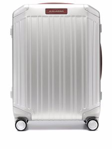 PIQUADRO valise à 4 roues en aluminium - Gris