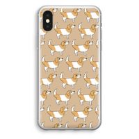 Doggy: iPhone XS Transparant Hoesje