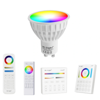 RGBWW led lamp met afstandsbediening 4w gu10 1 tot 4 lampen RGBWW led lamp met afstandsbediening 4w gu10 1 tot 4 lampen