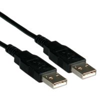 ROLINE USB 2.0 Kabel, type A-A, zwart, 4,5 m - thumbnail