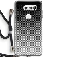 Musketon Halftone: LG V30 Transparant Hoesje met koord