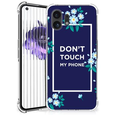 Nothing Phone (2) Anti Shock Case Flowers Blue DTMP