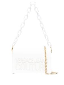 Versace Jeans Couture sac porté épaule à logo embossé - Blanc