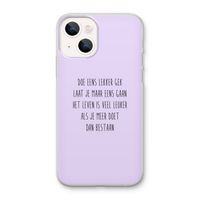 Gek: iPhone 13 mini Transparant Hoesje