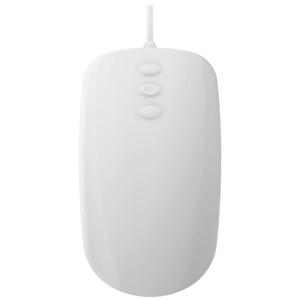 CHERRY Active KEY MMS AK-PMH3 Corded Muis Kabelgebonden Infrarood Wit 3 Toetsen 1000 dpi Siliconemembraan volledig verzegeld (IP68), Ergonomisch, Geluidsarme