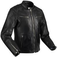 SEGURA Curtis, Leren motorjas, Zwart