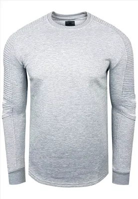 RustyNeal - Heren Trui - Grijs - Longsleeve - Modernfit
