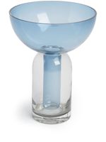 AYTM petit vase Torus en verre - Bleu - thumbnail