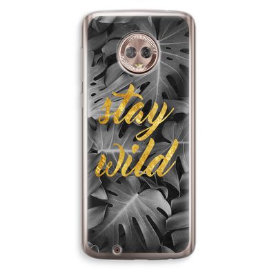 Stay wild: Motorola Moto G6 Transparant Hoesje
