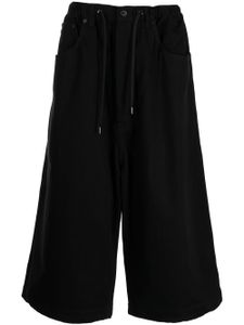 Fumito Ganryu pantalon à coupe cinq poches - Noir