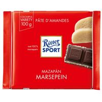 Ritter sport puur marsepein tablet 100gr | 12 stuks
