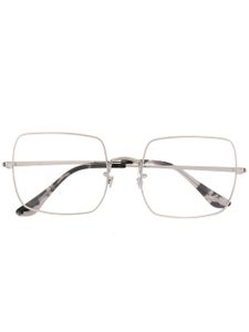 Ray-Ban lunettes de vue à monture carrée oversize - Argent