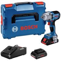 Bosch Professional GDS 18V-450 HC (2x PC 4,0Ah, L-BOXX) 06019K4002 Accu-draaislagmoeraanzetter 450 Nm 18 V Aantal meegeleverde accus: 2 Li-ion Incl. 2 accus,