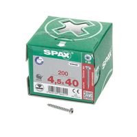 Spax bolkop t20 4,5x40(200)