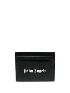 Palm Angels porte-cartes à logo Goth imprimé - Noir