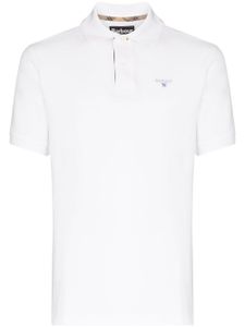 Barbour polo à logo brodé - Blanc