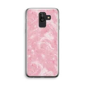 Abstract Painting Pink: Samsung Galaxy J8 (2018) Transparant Hoesje