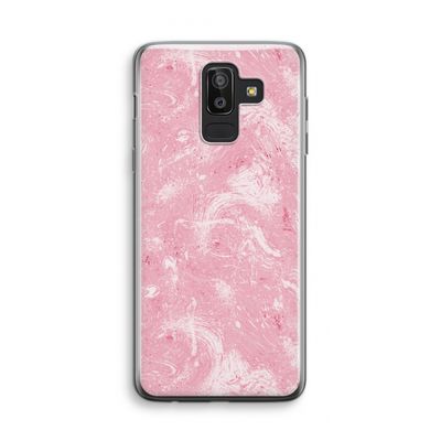 Abstract Painting Pink: Samsung Galaxy J8 (2018) Transparant Hoesje