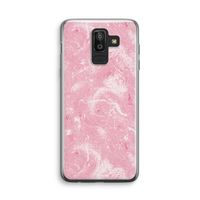 Abstract Painting Pink: Samsung Galaxy J8 (2018) Transparant Hoesje