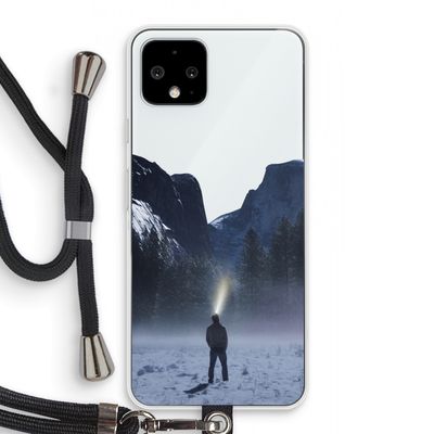 Wanderlust: Pixel 4 Transparant Hoesje met koord