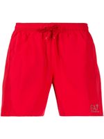 Ea7 Emporio Armani short de bain à lien de resserrage - Rouge