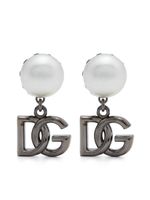 Dolce & Gabbana boucles d'oreilles à pendentif DG - Argent - thumbnail