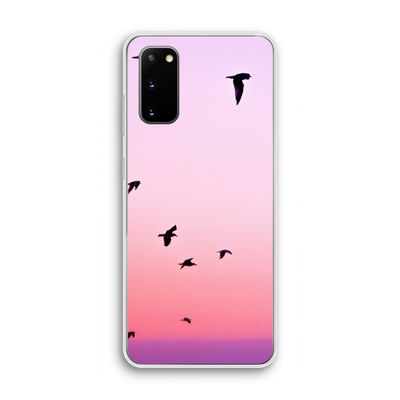 Fly away: Samsung Galaxy S20 Transparant Hoesje