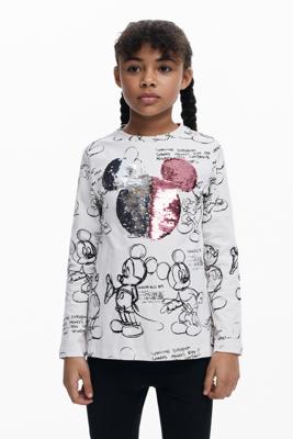 Mickey™ T-shirt met pailletten - WHITE - 13/14