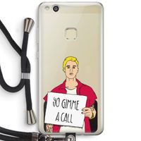 Gimme a call: Huawei Ascend P10 Lite Transparant Hoesje met koord
