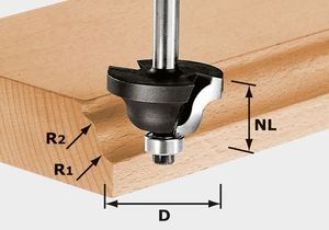 Festool Accessoires HW S8 D38,1/R6,35/R6,35 Dubbele radialenfrees | 491030 - 491030