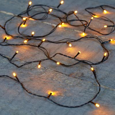 Kerstverlichting Ivy - 50 led lampjes - warm wit - 375 cm - lichtsnoer