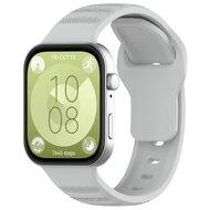 Siliconen Outdoor band - Grijs - Huawei Watch Fit 3 / Fit 4