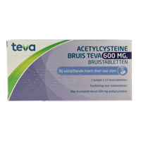 Acetylcysteine 600mg 30 Bruistabletten