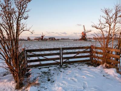 Tuinschilderij kalkmln winter 70x50 - Customize it