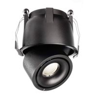 Deko Light 565354 Uni II Mini LED-inbouwlamp Energielabel: G (A - G) LED LED vast ingebouwd 9 W Zwart