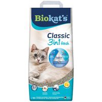 Biokat&apos;s Classic Fresh 3in1 Cotton Blossom kattenbakvulling 10 liter