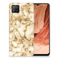 OPPO A73 4G | TPU | Siliconen hoesje | Marmer Goud